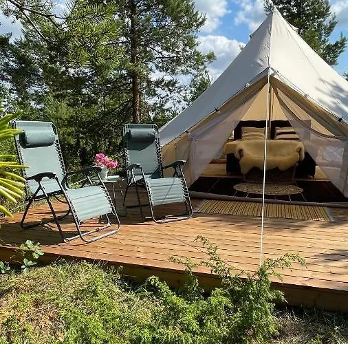 Luxury tent Intsu Royal Kadakametsa Glaemp Liiva (Saaremaa)
